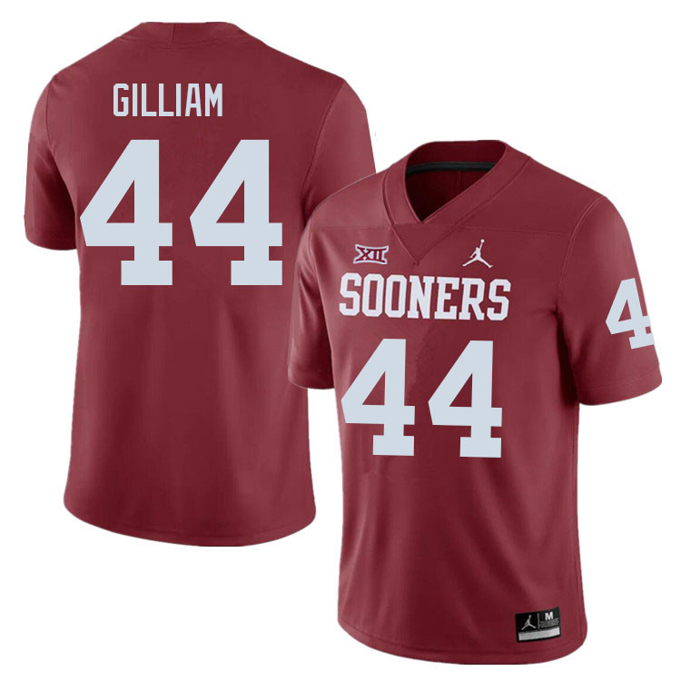 Men #44 Kelvin Gilliam Oklahoma Sooners College Football Jerseys Sale-Crimson - Click Image to Close